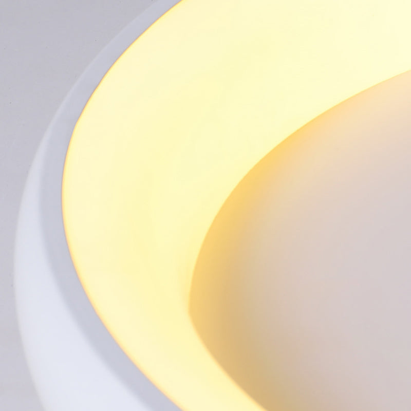 White Flush Mount Lighting LED Contemporary Ceiling Light for Home