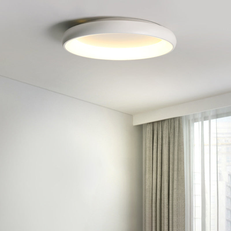 White Flush Mount Lighting LED Contemporary Ceiling Light for Home