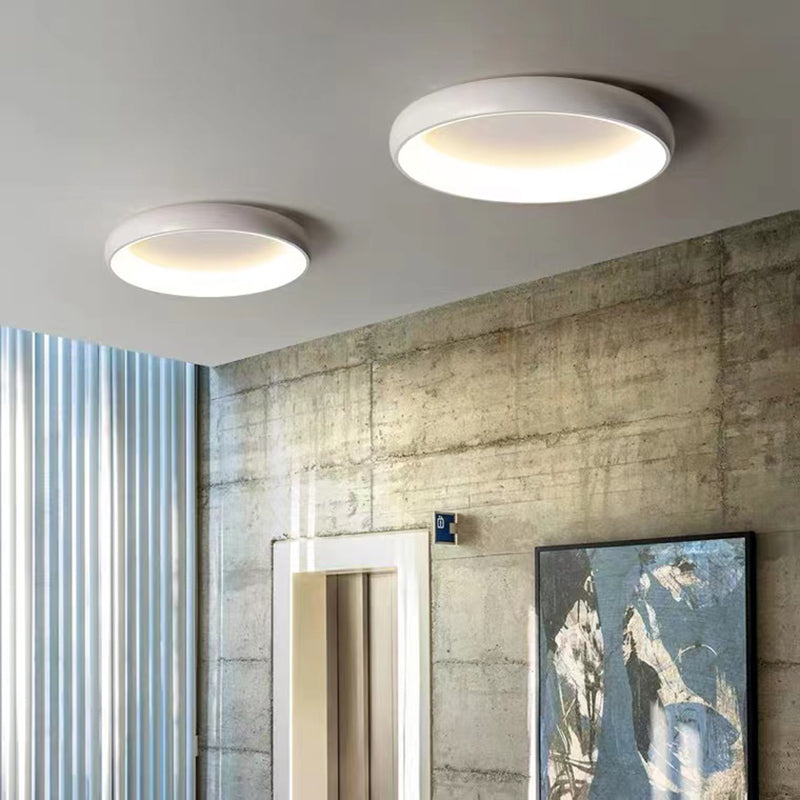 White Flush Mount Lighting LED Contemporary Ceiling Light for Home