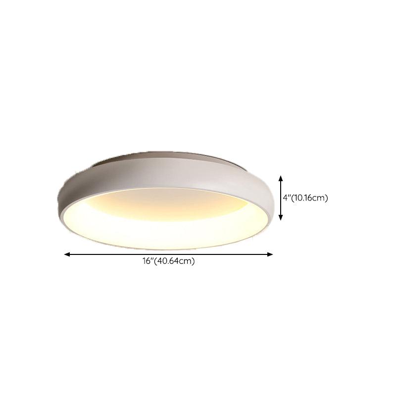White Flush Mount Lighting LED Contemporary Ceiling Light for Home