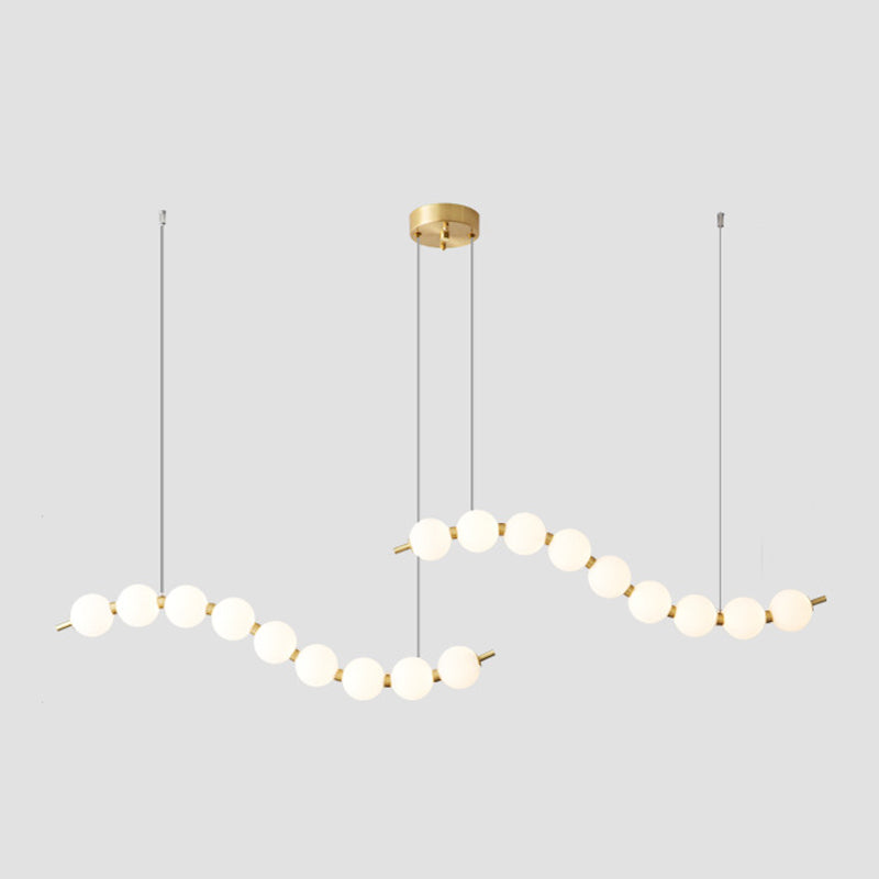 Contemporary Island Light Fixtures Molecule Hanging Lamp for Dining Room