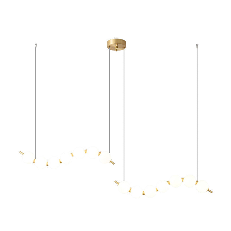 Contemporary Island Light Fixtures Molecule Hanging Lamp for Dining Room