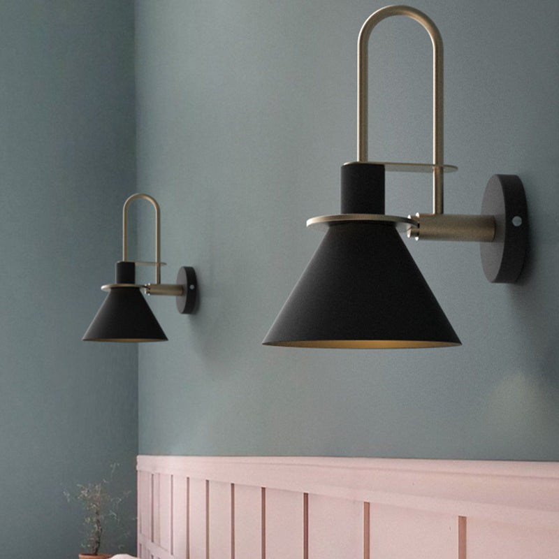 Modern Metal Wall Sconce Colorful Wall Light Fixture for Bedroom