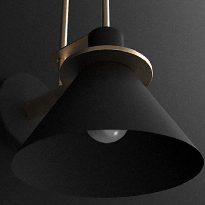Modern Metal Wall Sconce Colorful Wall Light Fixture for Bedroom