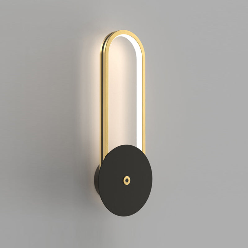 Minimalism Geometric Wall Light Sconce Metal 1 Light Wall Mounted Light