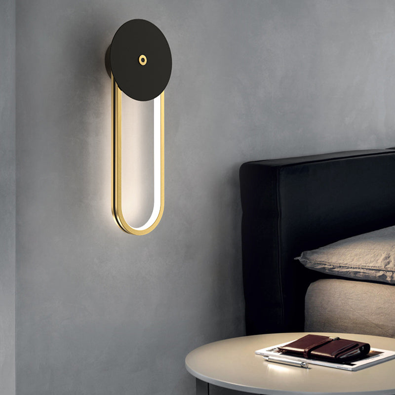 Minimalism Geometric Wall Light Sconce Metal 1 Light Wall Mounted Light