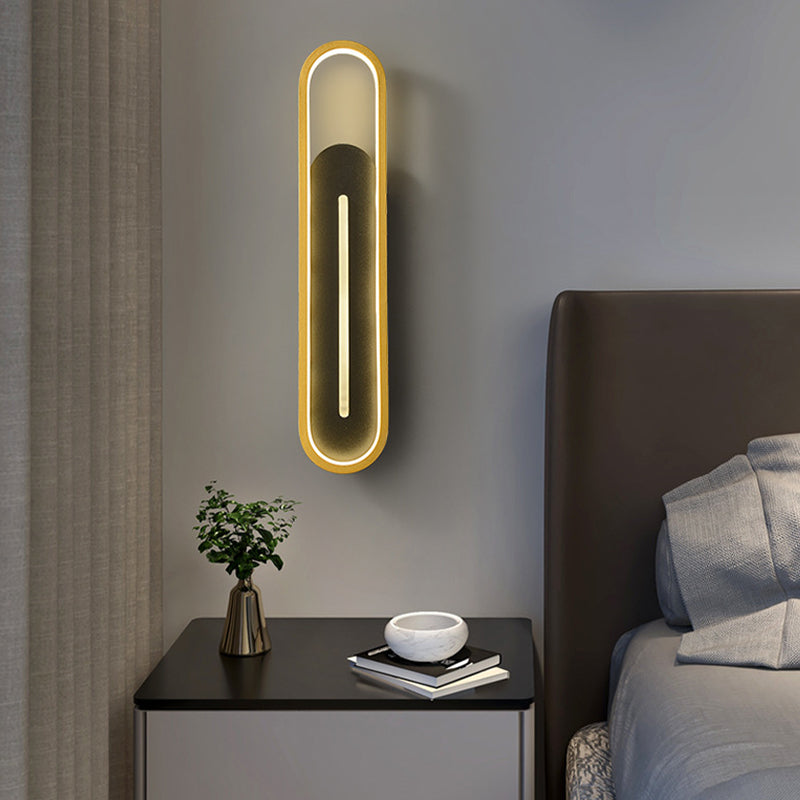 1 Light Geometric Wall Sconce Lights Modern Metal Wall Mounted Light Fixture