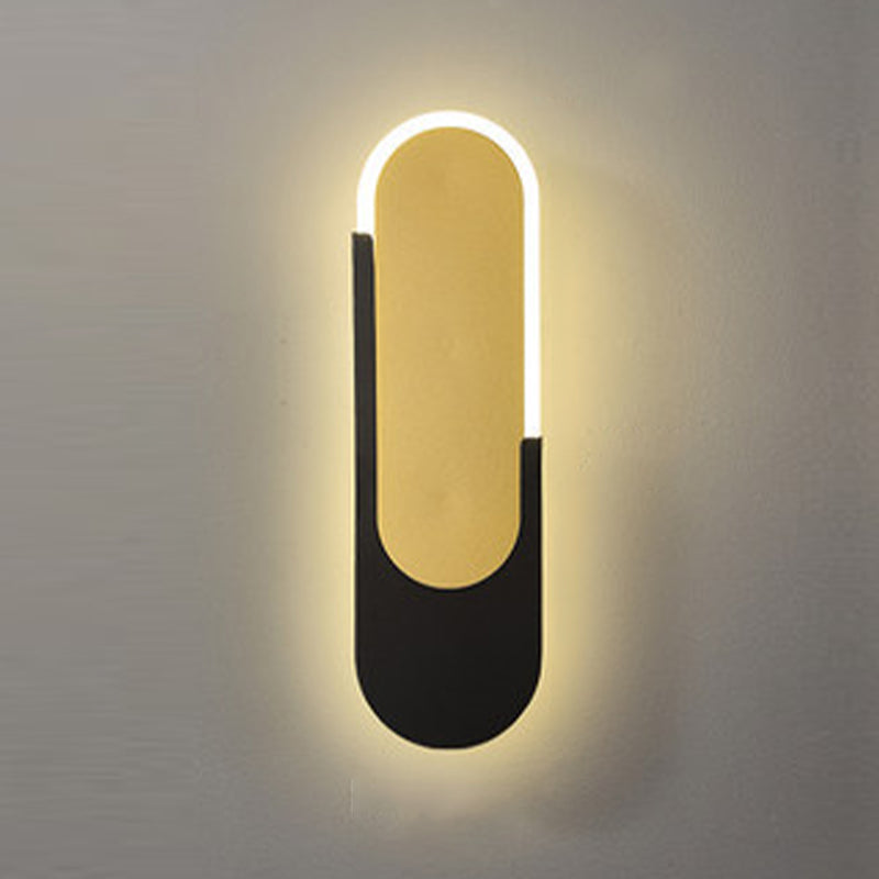 1 Light Geometric Wall Sconce Lights Modern Metal Wall Mounted Light Fixture