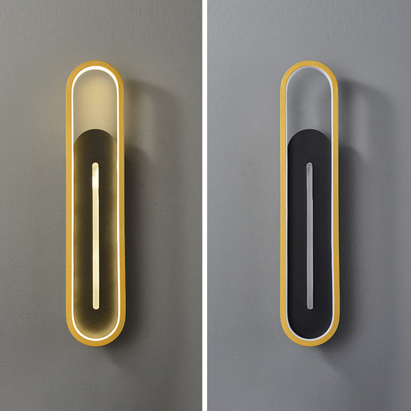 1 Light Geometric Wall Sconce Lights Modern Metal Wall Mounted Light Fixture
