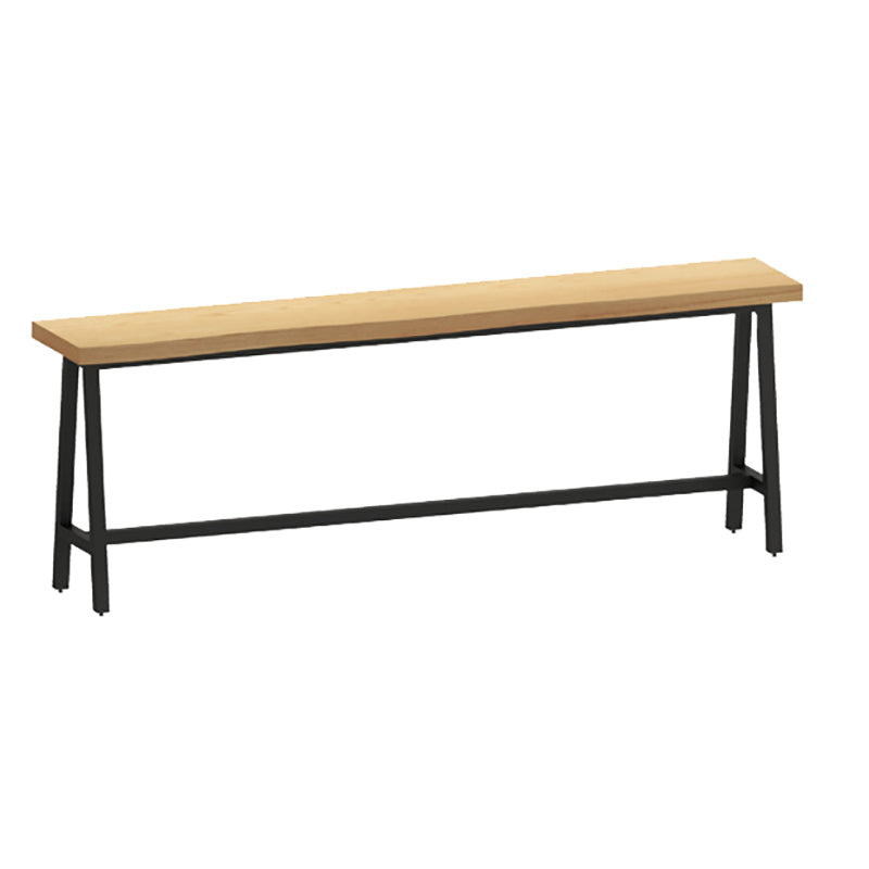 Industrial Style Rectangle Counter Table Wooden Counter Table for Restaurant
