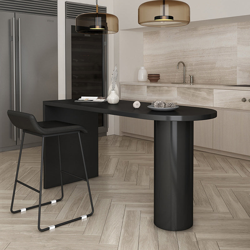 Contemporary Style Wooden Bar Counter Table Rectangle Bar Counter Table for Kitchen