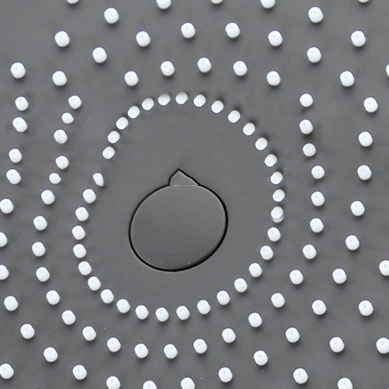 Wall Mounted Modern Square Metal Shower Adjustable Shower Head Shower Faucet