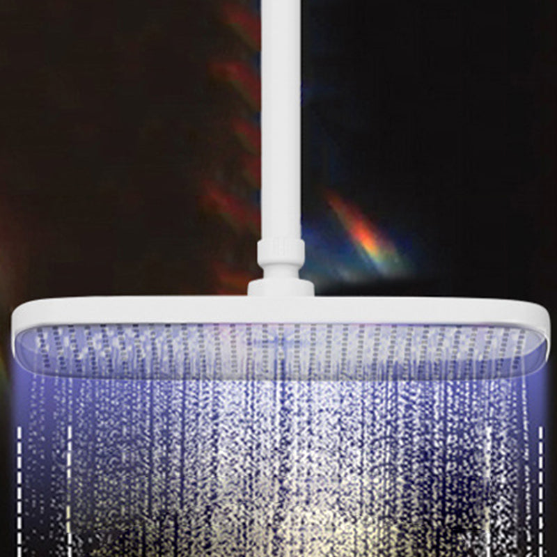 Wall Mounted Shower Arm Shower Faucet Metal Shower System with Slide Bar