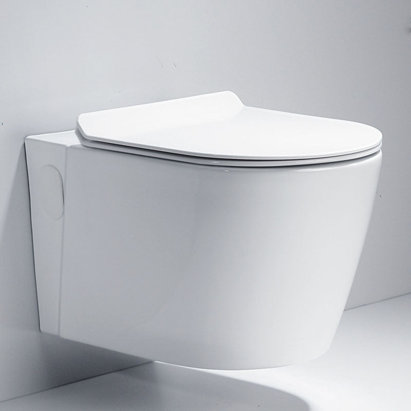 Wall-mounted Toilet Household In-wall Hidden Tank Soft-Close Seat Toilet