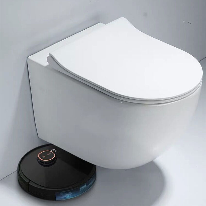 Wall-mounted Toilet Household In-wall Hidden Tank Soft-Close Seat Toilet