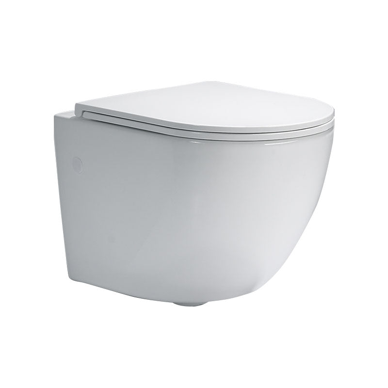 Wall-mounted Toilet Household In-wall Hidden Tank Soft-Close Seat Toilet