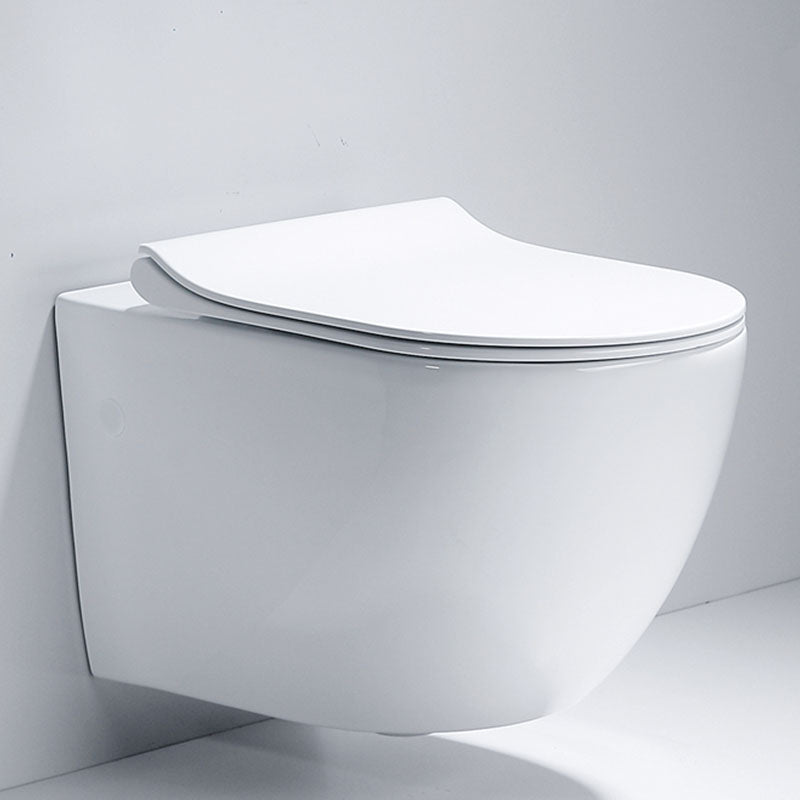 Wall-mounted Toilet Household In-wall Hidden Tank Soft-Close Seat Toilet