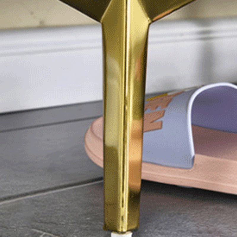 Stone Glam Storage Chest Bedroom Chest in White with Drawers