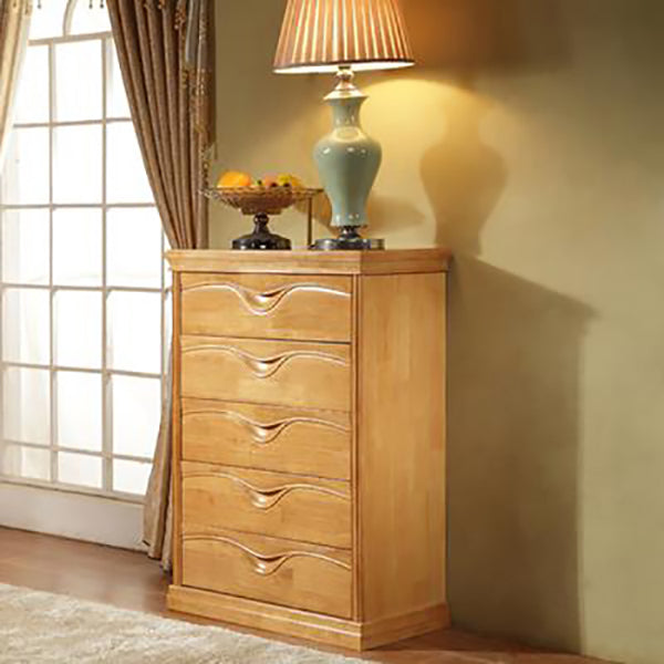 Traditional Storage Chest Dresser Solid Wood Storage Chest with 3/4/5 Drawers