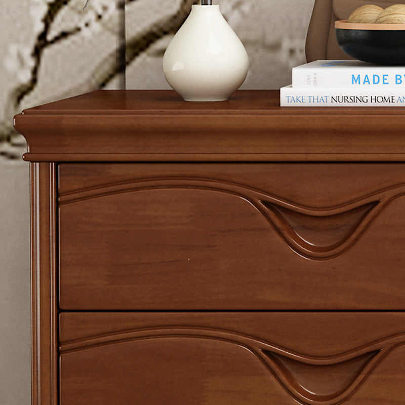 Traditional Storage Chest Dresser Solid Wood Storage Chest with 3/4/5 Drawers