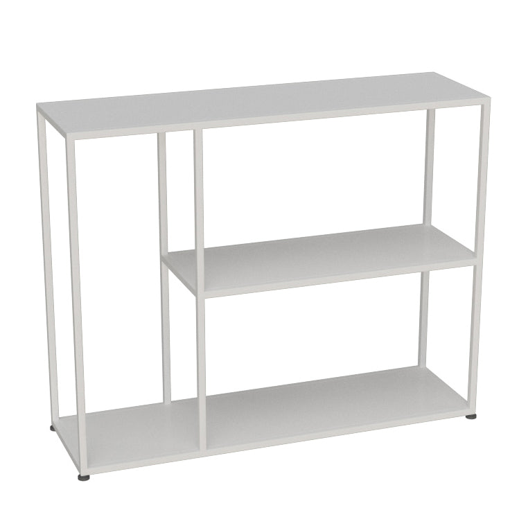 9.84" W Modern Console Accent Table Antique Finish Console Sofa Table in Metal