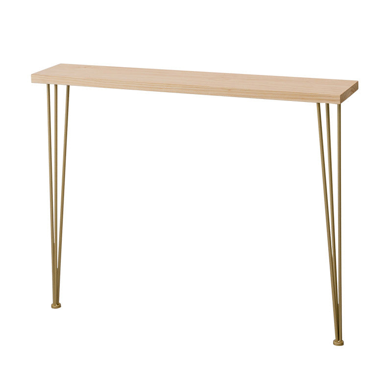 31.5 Inch Height Console Table Solid Wood Contemporary Console