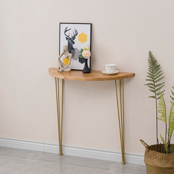 31.5 Inch Height Console Table Solid Wood Contemporary Console
