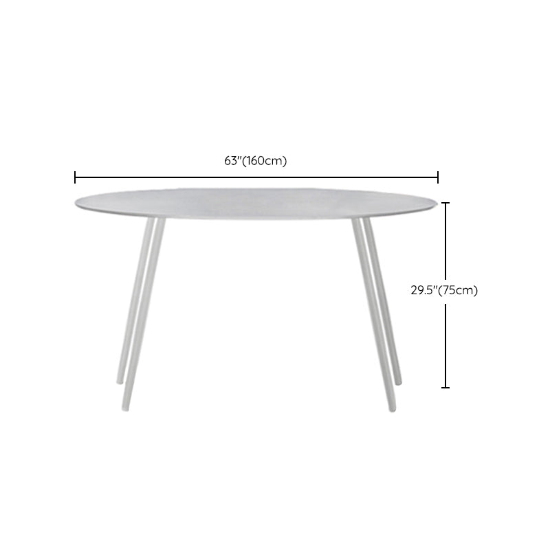 Modern Sintered Stone Top Dining Table Set 1/7/9 Pieces Dining Table Set for Outdoor