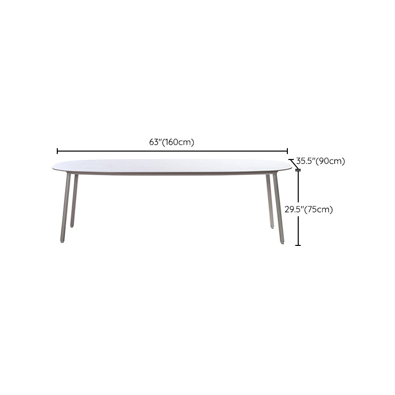 Modern Sintered Stone Top Dining Table Set 1/7/9 Pieces Dining Table Set for Outdoor