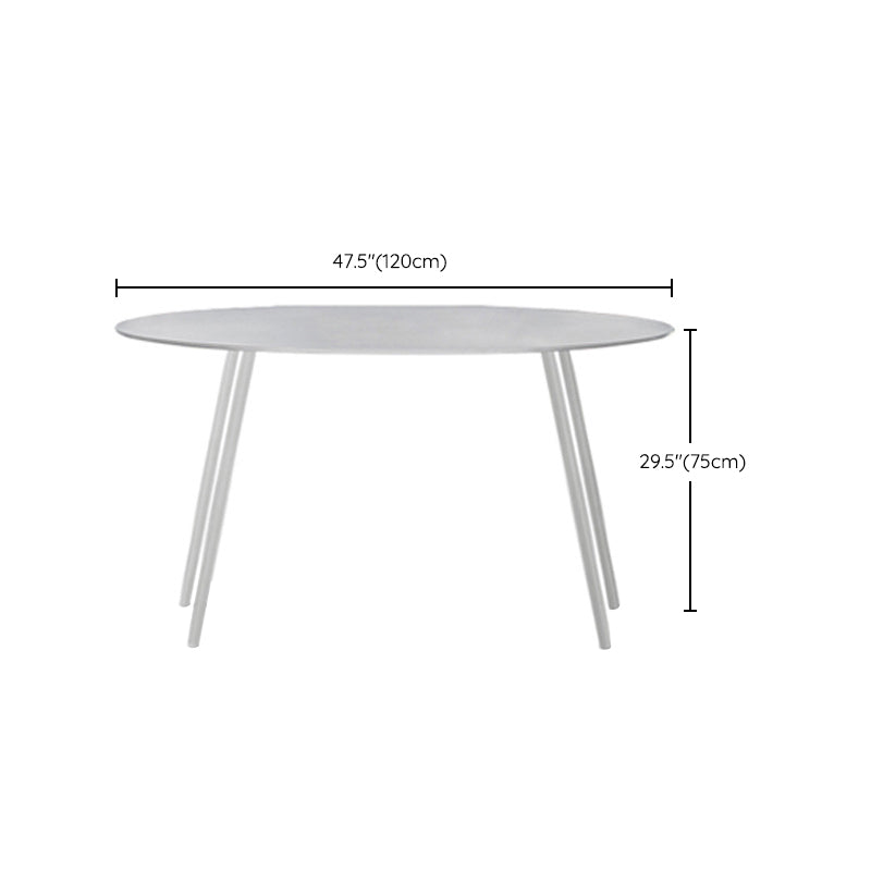 Modern Sintered Stone Top Dining Table Set 1/7/9 Pieces Dining Table Set for Outdoor