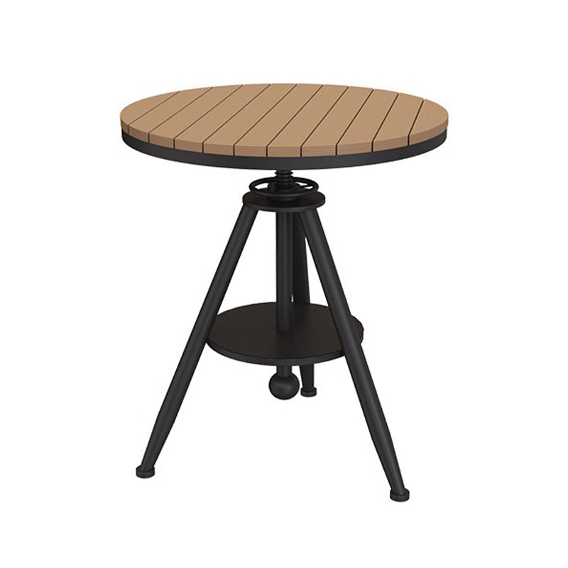 Modern Round Dining Set 1/3/5 Pieces Reclaimed Wood Dining Set