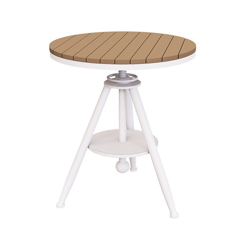 Modern Round Dining Set 1/3/5 Pieces Reclaimed Wood Dining Set