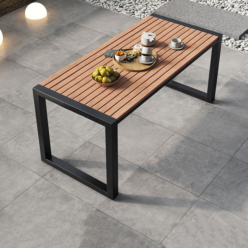 Modern Metal Dining Set 1/2/4/5/7 Pieces Reclaimed Wood Dining Table Set