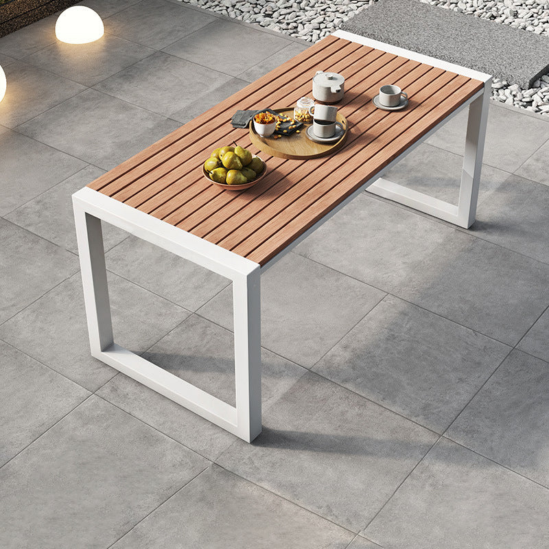 Modern Metal Dining Set 1/2/4/5/7 Pieces Reclaimed Wood Dining Table Set