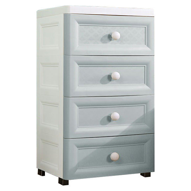 Plastic Wardrobe Armoire with Legs Modern Storage Cabinet with Drawer