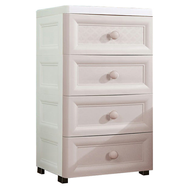 Plastic Wardrobe Armoire with Legs Modern Storage Cabinet with Drawer
