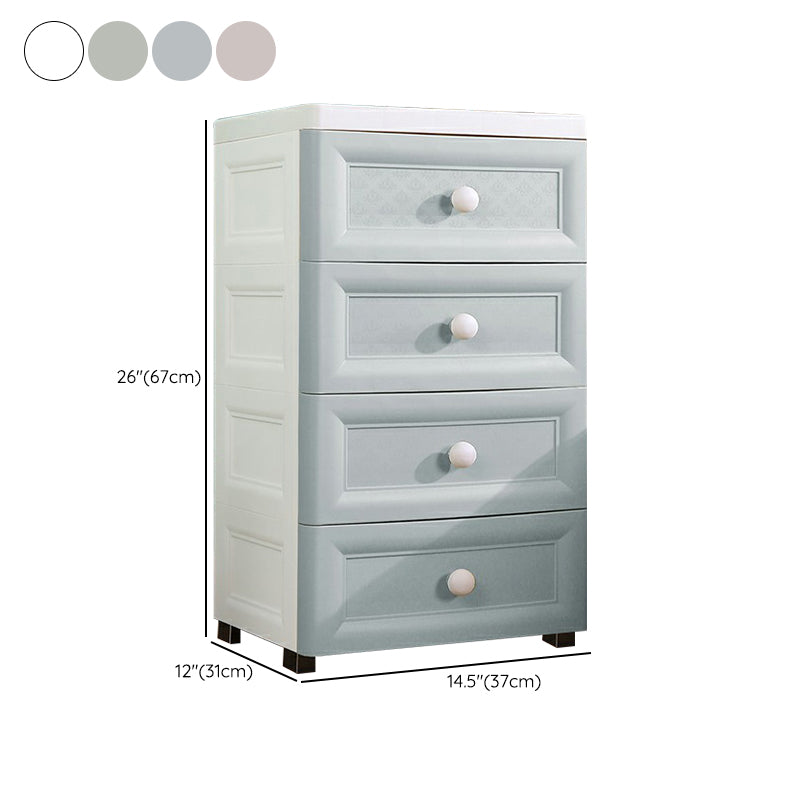 Plastic Wardrobe Armoire with Legs Modern Storage Cabinet with Drawer