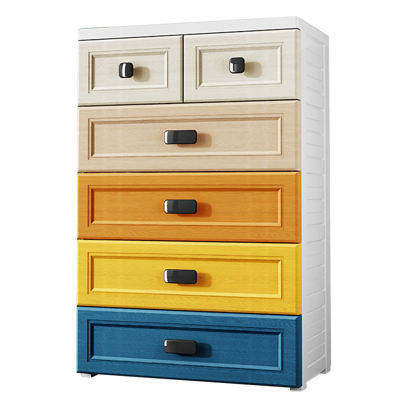 Modern Non-Hanging Armoire with Legs Plastic Storage Cabinet