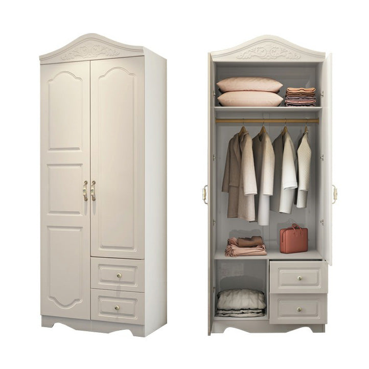 French Country Wardrobe Armoire Engineered Wood Wardrobe Closet