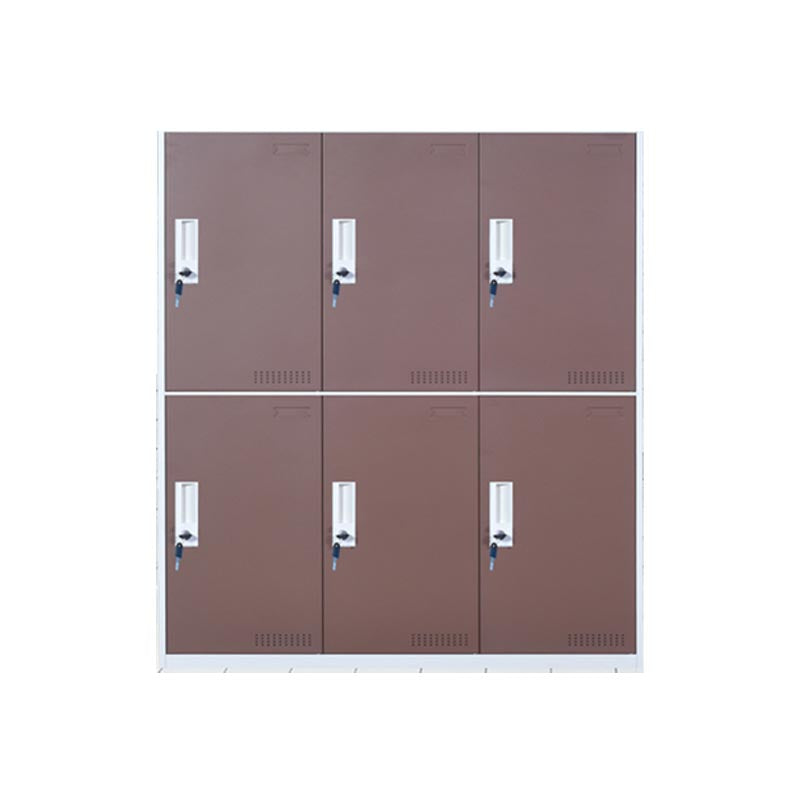 Modern Non-Hanging Armoire with Hinged Doors Matte Finish Storage Cabinet