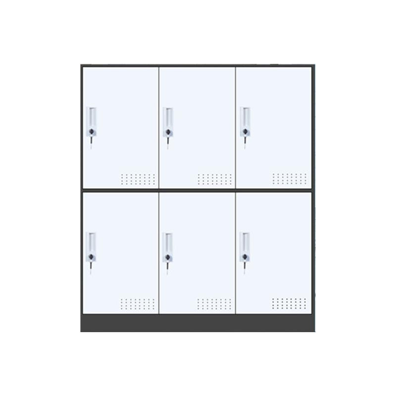 Modern Non-Hanging Armoire with Hinged Doors Matte Finish Storage Cabinet