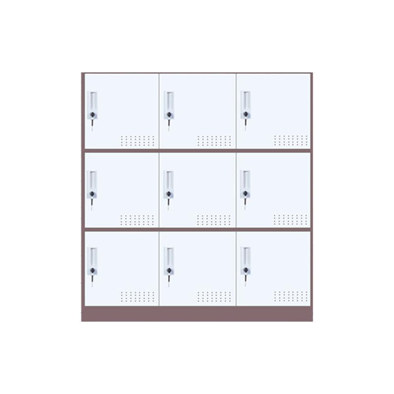 Modern Non-Hanging Armoire with Hinged Doors Matte Finish Storage Cabinet