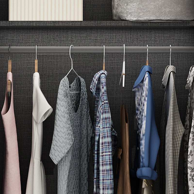 High Gloss White Modern Wardrobe Engineered Wood Storage Cabinet for Home