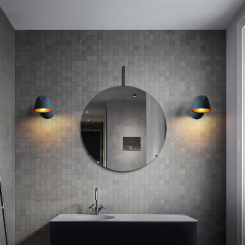 Modern Style Empire Shape Wall Light Metal 1 Light Sconces for Bedroom