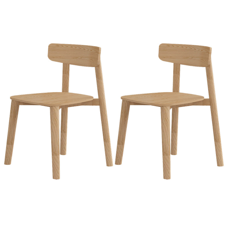 Modern Dining Set with Wooden Frame 1/2/5/6 Pieces Light Wood Finish Dinette Set