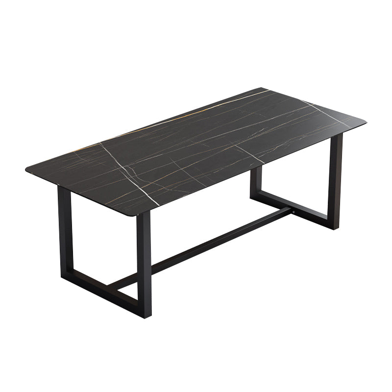 Contemporary Rectangular Dining Table Set 1/2/5/7 Pieces Dinette Set for Home