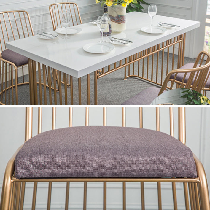 1/2/5 Pieces Modern Dinette Set White Wood Top Dining Table Set for Kitchen