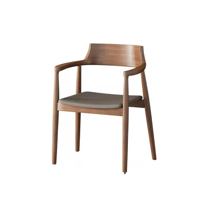 Dark Brown Solid Wood Top Dining Table Set 1/2/3/5/7 Pieces Industrial Dinette Set