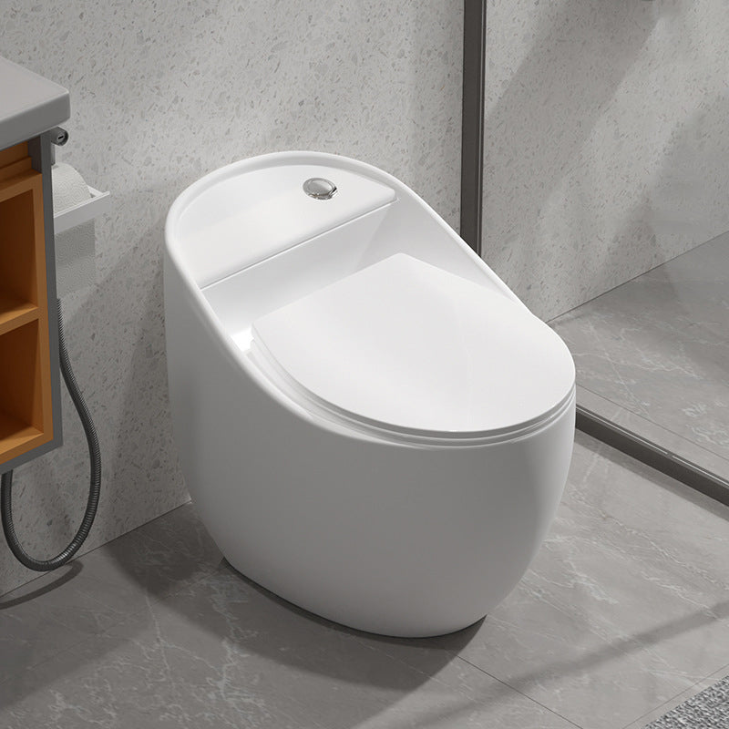 Concealed Tank Flush Toilet Floor Mount One-Piece Toilet with Slow Close Seat