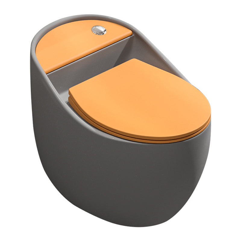 Concealed Tank Flush Toilet Floor Mount One-Piece Toilet with Slow Close Seat